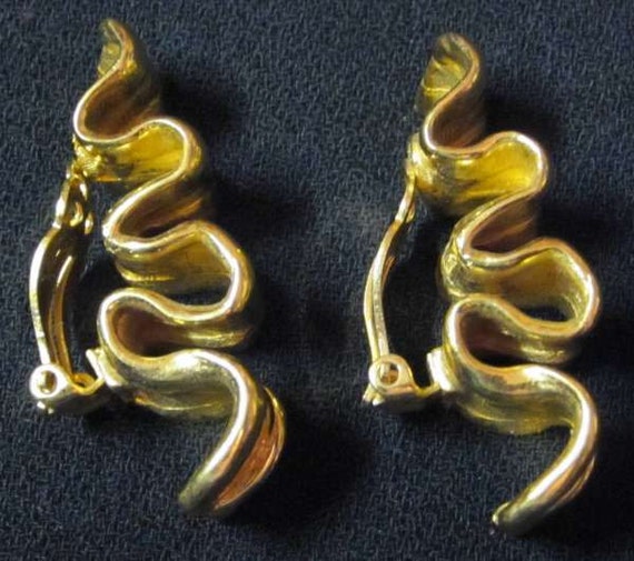 Ciner Gold Earrings - image 2