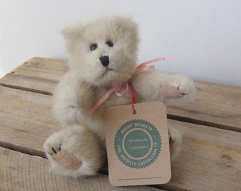 Small Boyds Bear, Light Tan 6 Inch Plush Bear with Tags, Vintage 1993, MyVintageTable