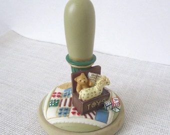 Brown Bag Cookie Press Toy Chest No 20 for Christmas, Vintage 1996, MyVintageTable