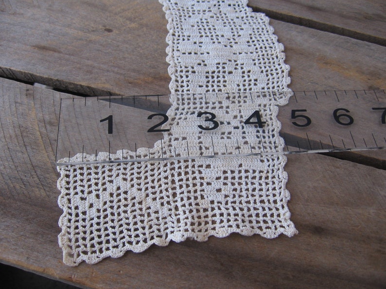 Off White Collar Bodice Insert Detachable Collar Vintage Collar Sewing Trim Dress Trim Bow and Flowers