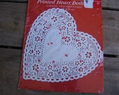 Heart Paper Doily 6" Pack of 12 New in Package Wedding Heart Paper Doily White w/red and pink hearts