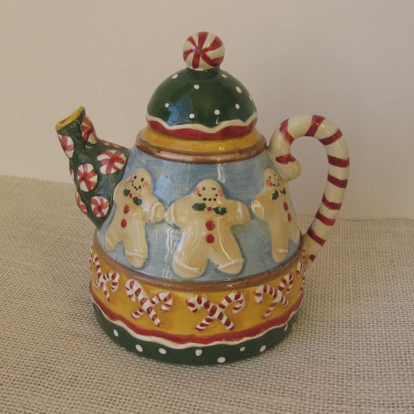 Gingerbread Teapot Etsy
