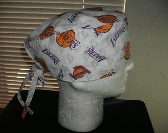 lakers scrub cap
