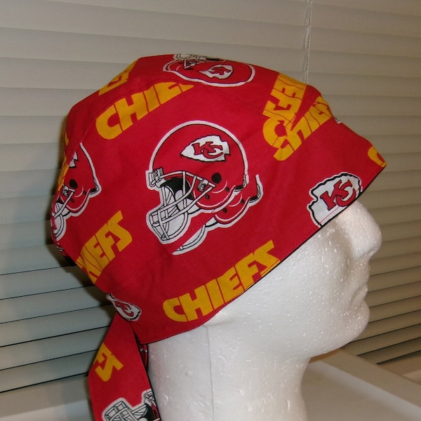 NFL Chiefs Do-Rag, Skull Cap, Chemo Cap, Headwear