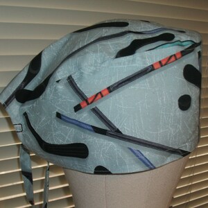 Ice Hockey Scrub Cap, Surgical Cap, Chemo Cap, Headwear