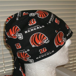 NFL Bengals Do-Rag, Skull Cap, Chemo Cap, Headwear