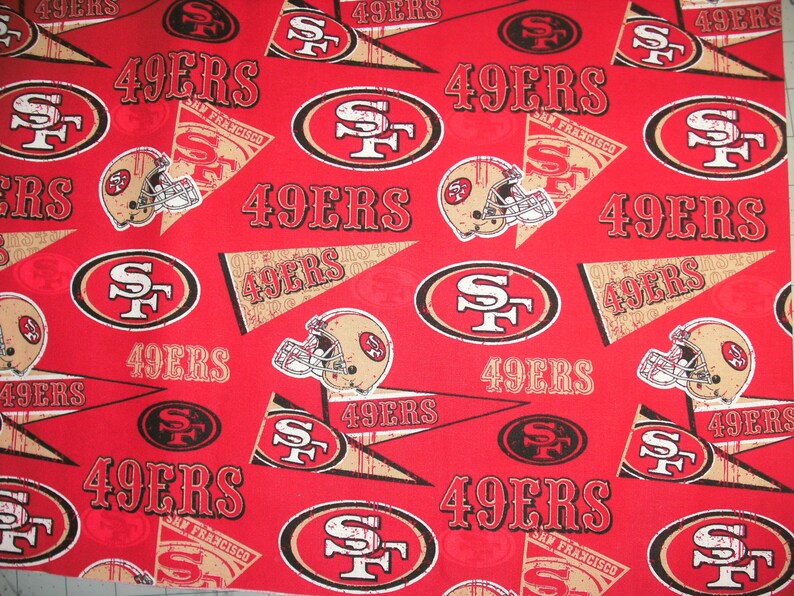 S.F. 49er's...fold up Hand Fan With Attached Pouch - Etsy