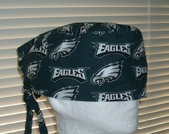 NFL Eagles  Scrub Cap, Surgical Cap, Chemo Cap, Headwear