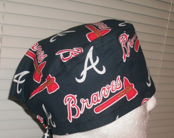 Atlanta Braves Scrub Cap Surgical Cap 