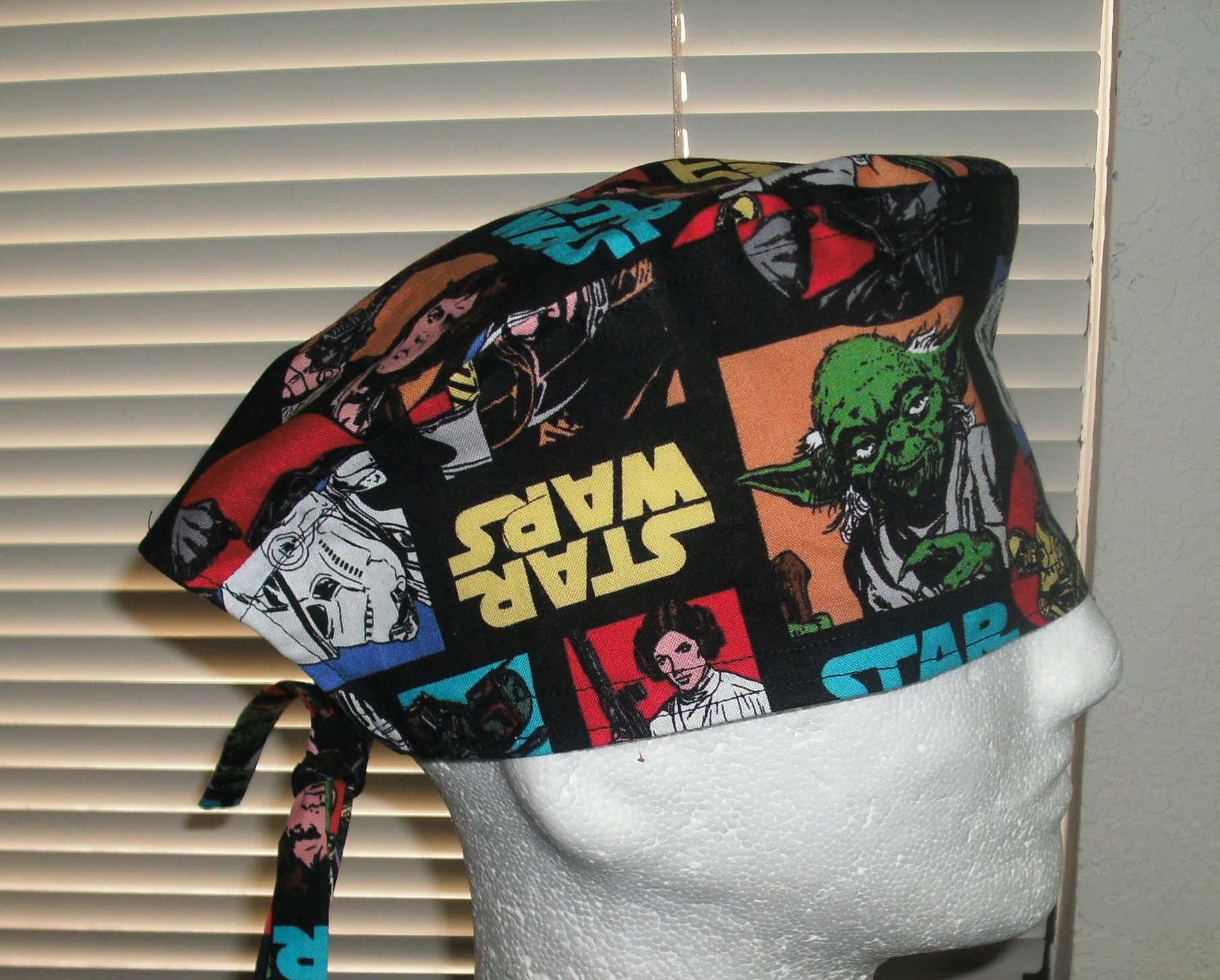 Star Wars Scrub Cap, Surgical Cap, Chemo Cap, Headwear