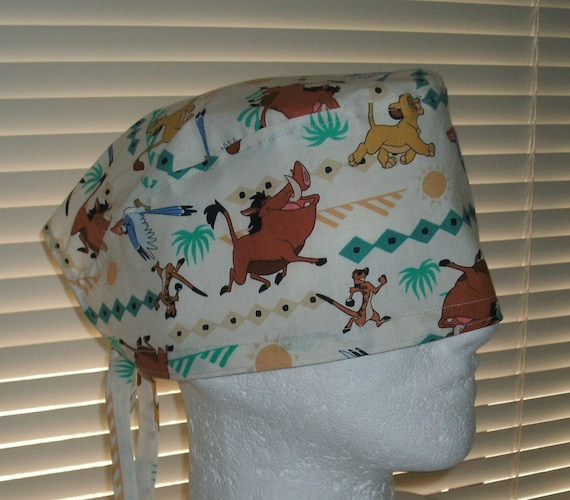 Lion King Scrub Cap Surgical Cap Chemo Cap Headwear Etsy