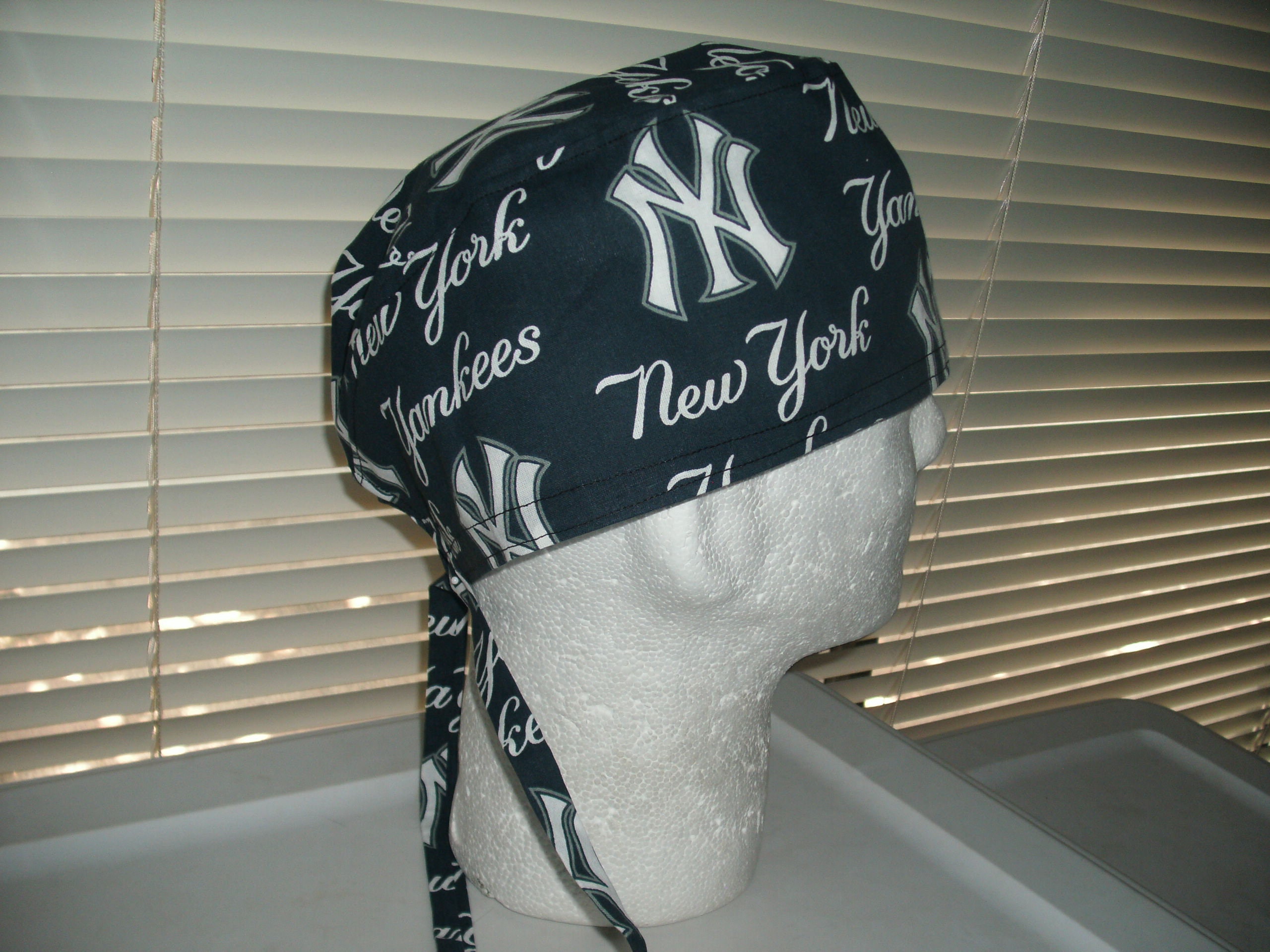 NY Yankees Scrub Cap Surgical Cap Chemo 
