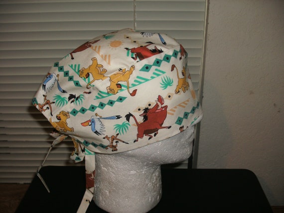 lion king scrub cap