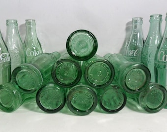 Vintage Coca-Cola 12 oz Green Glass Contour Bottle – Hobble Skirt Logo