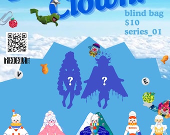 Fashion Clown Blind bag charms