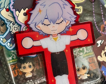 Kaworu Nagisa crucifix Charm