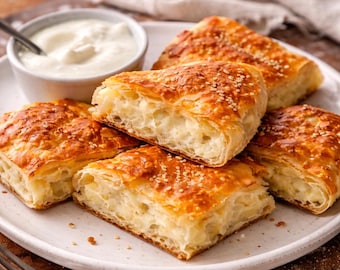 Cheese Burek – Traditioneel balkangebakje met romige kaasvulling | Afdrukbaar pdf-recept