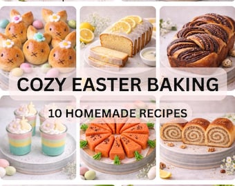 Bundel met bakrecepten voor Pasen: 10 gezellige zelfgemaakte recepten | Afdrukbaar recept
