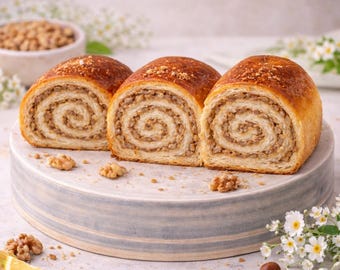 Mini Walnut Potičke – Traditionele Sloveense zoete gistrolletjes | Afdrukbare pdf met recepten