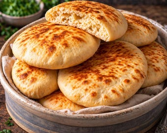 Baba Anka's zachte balkan-flatbread (lepinje) – recept voor luchtig zelfgebakken brood (afdrukbare pdf)