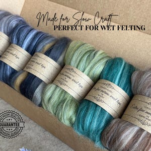 Merinowolle für Nass- und Nadelfilzen, 19mic Kammzug, Spinnfaser für Anfänger, Dreadwolle, Puppenhaar, Kammzug, 5g/10g/ 20g/ 50g