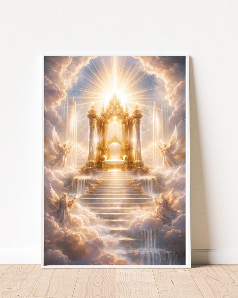 Heaven’s Throne – Printable Christian Wall Art - Etsy