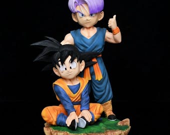 Figura de Goten y Trunks inspirada en Dragon Ball Z / Estatua de anime / Figura de colección, regalo de anime