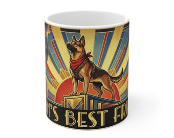 Taza Fallout de carne de perro / Taza de café de cerámica de 11 oz