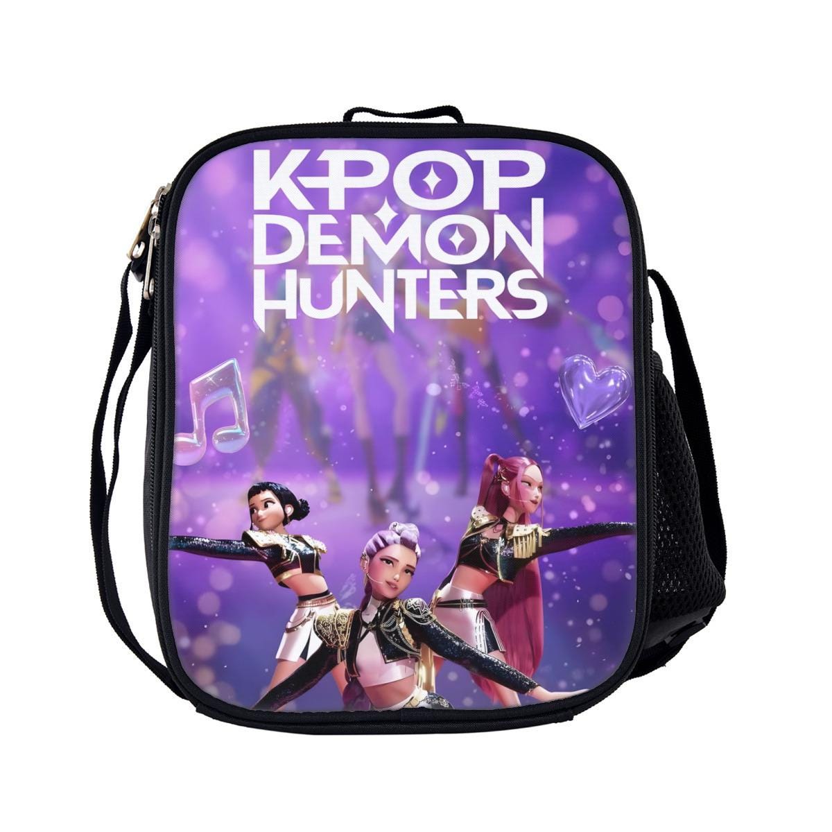 Discover Kpop Demon Hunters School Backpack Set with Lunch Bag and Pencil Pouch for Kids