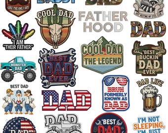 Vatertag PNG Bundle, Papa PNG, Cooler Papa, Bester Papa aller Zeiten, Vaterschaft Zitate, Daddysaurus, Gans PNG, Patchwork Papa Clipart