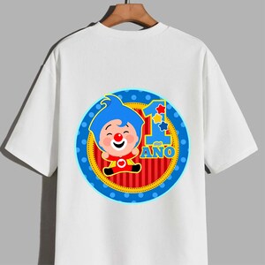 Plim Plim PNG Bundle, Cute Clown Cartoon Clipart, Kids Character Sublimation Design, Digital Download, Sticker, Shirt Print PNG image 4