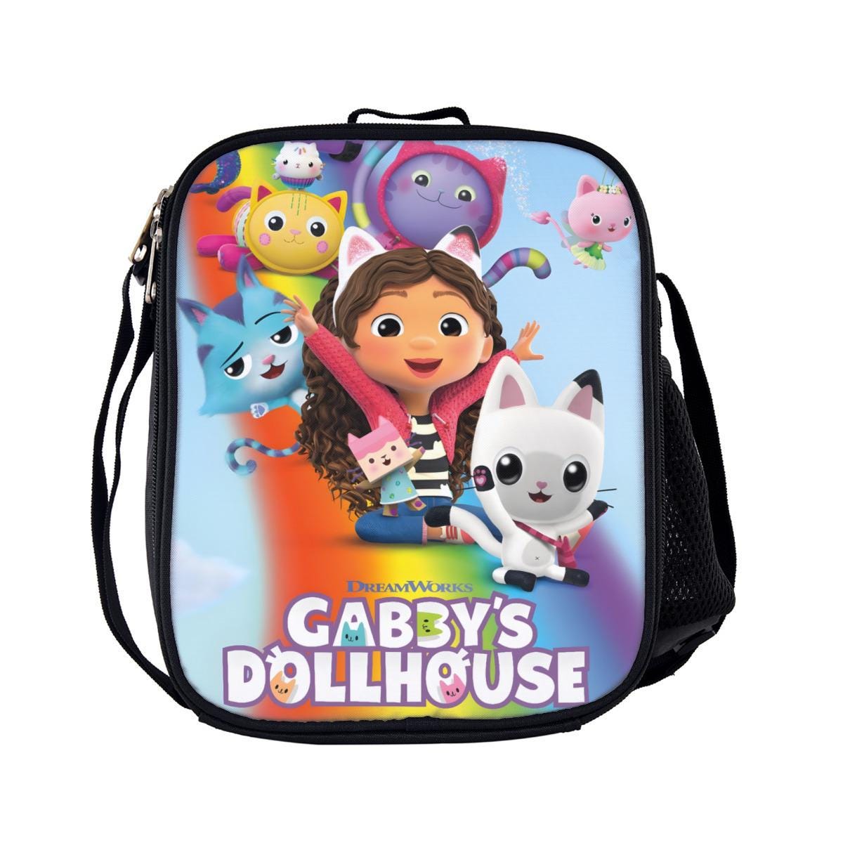 Discover Gabbys Dollhouse Kids Backpack Set with Insulated Lunch Bag and Pencil Case