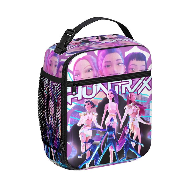 Kpop Demon Hunter Lunch Bag | Huntrix Anime Insulated Lunch Tote ...