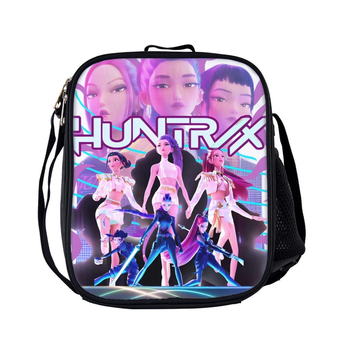 Discover K-Pop Demon Hunters Kids Backpack Set with Lunch Bag and Pencil Case, Neon Girl School & Travel Gift