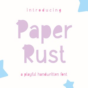 Textured Font, Paper Rust Rough Grunge Font, Distressed Display Font, Sublimation Font, Canva Font, Cricut Font