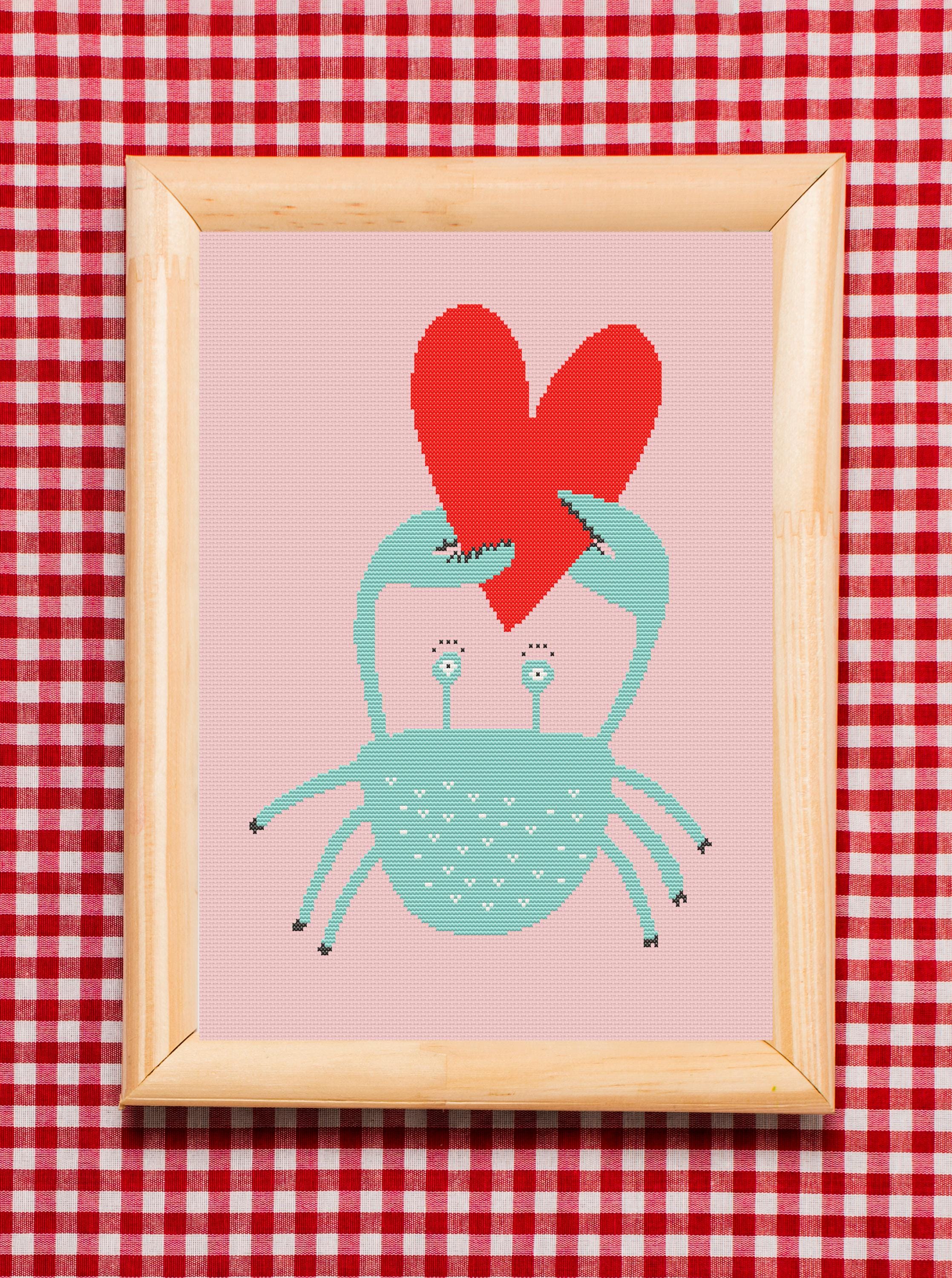 カニのクロスステッチ - Etsy 日本