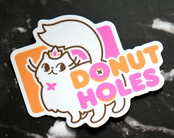Pegatina de vinilo ultra mate de Carl de Donut Holes Dungeon Crawler