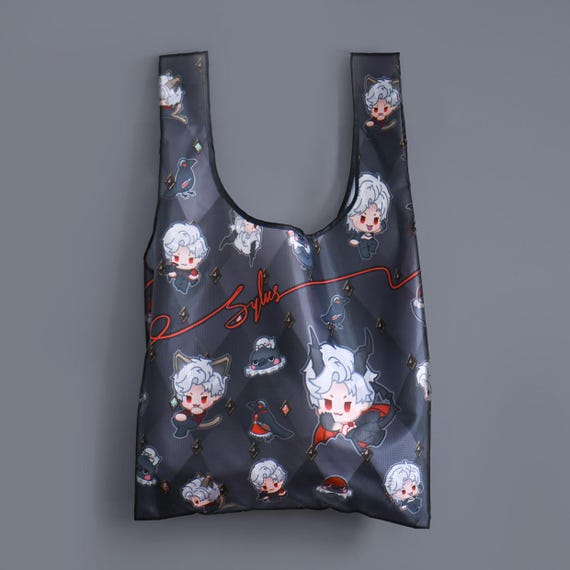 Sylus Reusable Tote Bag Love and Deepspace Mephisto Abyssal Sovereign Relentless Conqueror