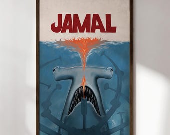 Jamal JAWS Parodia Dungeon Crawler Carl Print