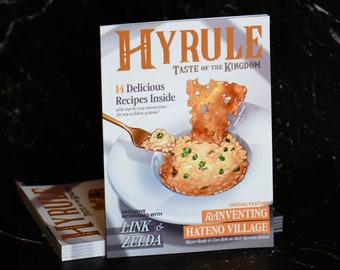 HYRULE: Taste of the Kingdom Unofficial Zelda Tears of the Kingdom Fanzine Fan Magazine Art Book Cook Book Recipe Book