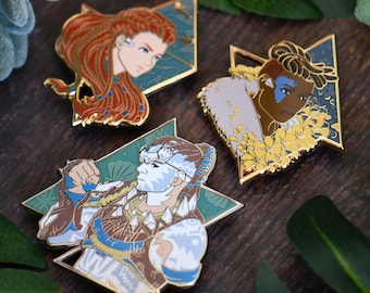 Horizon Forbidden West Zero Dawn Pins, Aloy, Varl, Kotallo