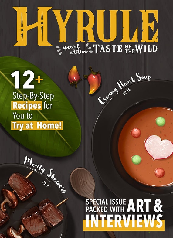 HYRULE Taste of the Wild DIGITAL ZINE Zelda Botw Breath of 