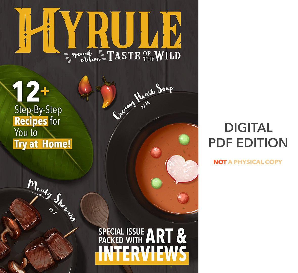 HYRULE Taste of the Wild DIGITAL ZINE Zelda Botw Breath of 