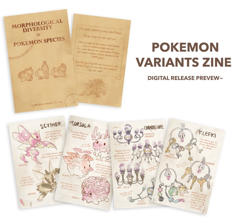 Pokemon Variants Fanzine DIGITAL image 1
