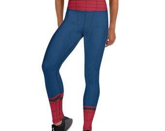 spiderman workout leggings