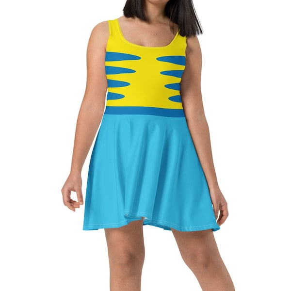 Flounder Disneybound Skater Dress