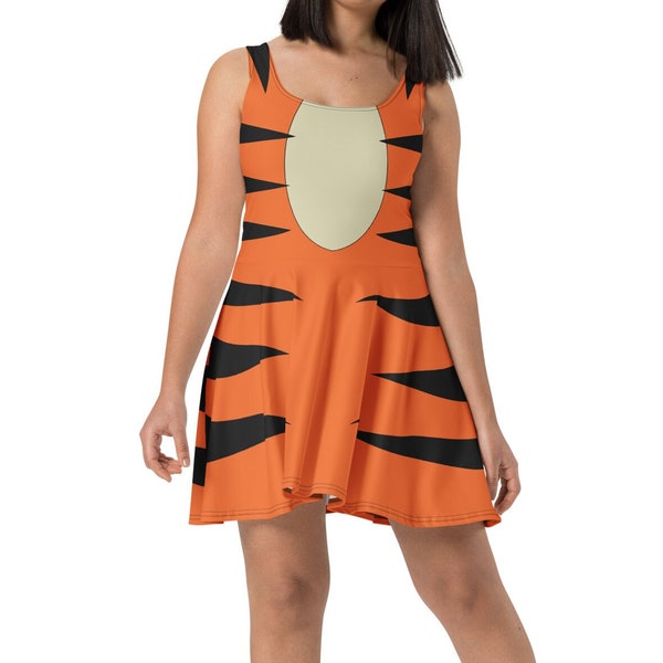 Tigger Disneybound Skater Dress