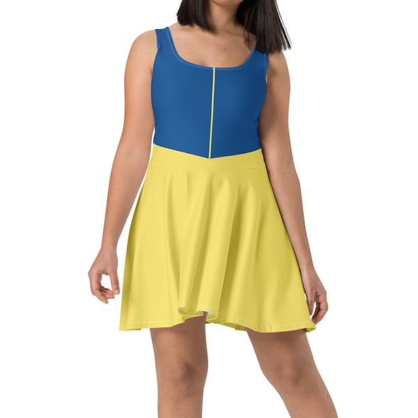 Snow White Disneybound Skater Dress