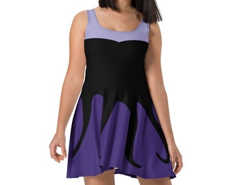 Ursula Disneybound Skater Dress