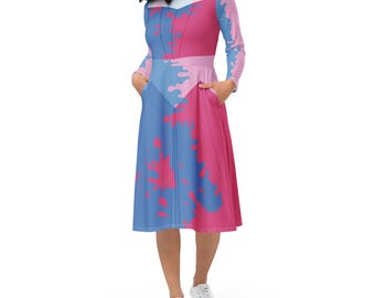 Make It Pink! Make It Blue! Sleeping Beauty Dress - Aurora Dress- Disney  Bounding - Dapper Days - Women's Halter Dress With POCKETS! - Etsy